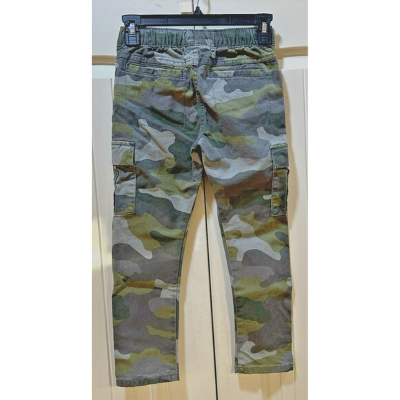Boys Cat & Jack Camo Stretch Jogger Pants Sz 7 - Picture 2 of 3